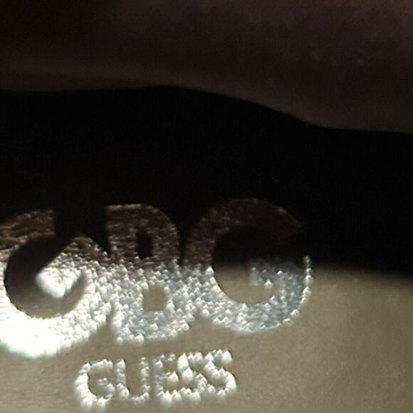 NIB GBG GUESS Green Stiletto Platform Booties Deeka Size 9M - Picture 11 of 15